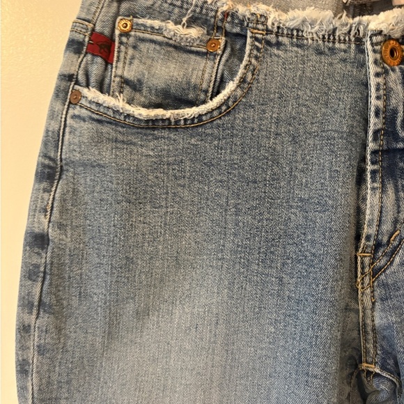 Vintage Y2K Parasuco Jeans Low Rise Boot Cut No Waist Frayed Cowgirl Jeans 30 - Picture 5 of 15